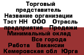 Торговый представитель › Название организации ­ Тэст-НН, ООО › Отрасль предприятия ­ Продажи › Минимальный оклад ­ 40 000 - Все города Работа » Вакансии   . Кемеровская обл.,Юрга г.